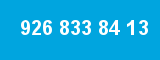 926 833 84 13 926 833 84 13